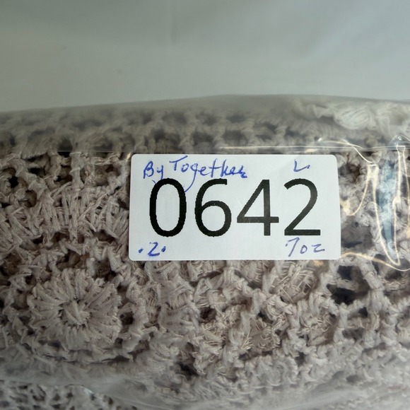 By Together Women Top Ombre Crochet Lace Boho Bell Sleeve Large Cottage Festival - Picture 11 of 11